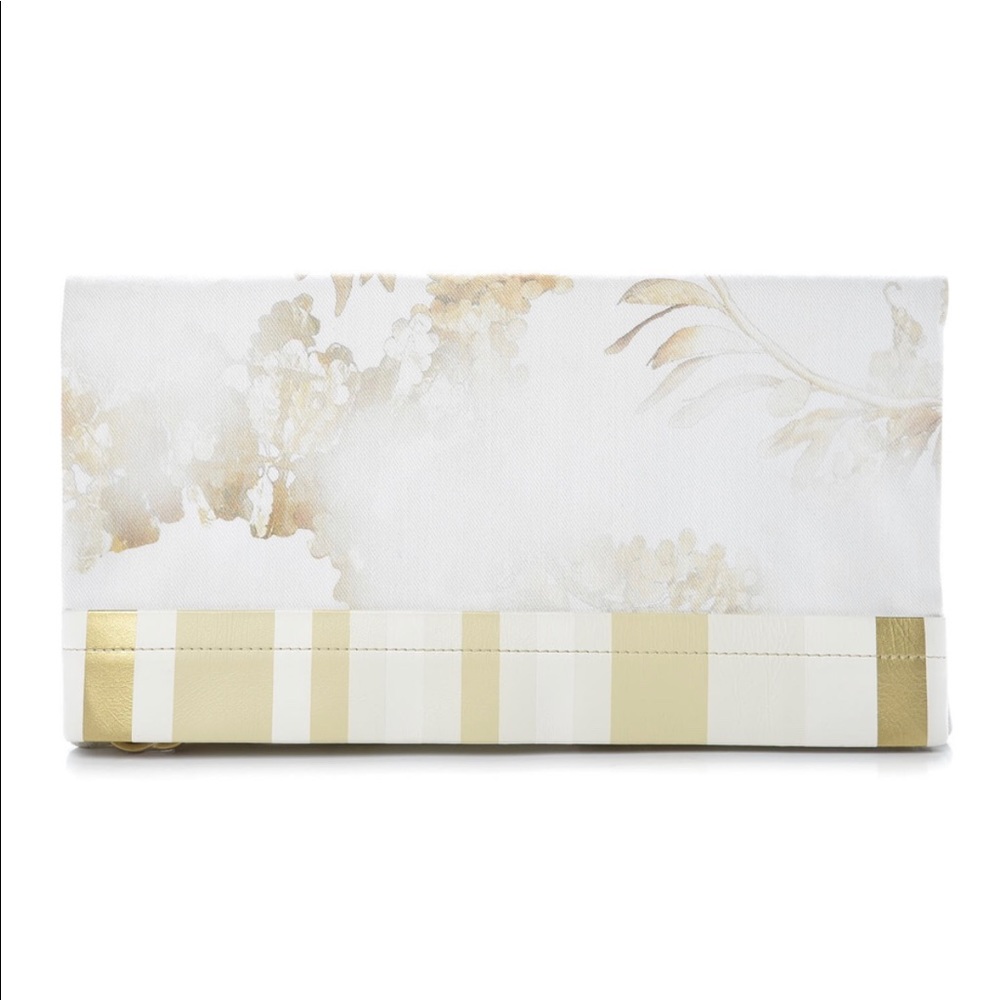 Chanel Canvas foldover clutch